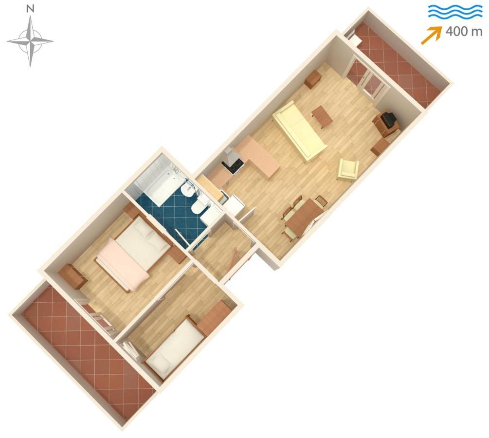 Apartments For Families With Children Zdrelac, Pasman - 8424 Екстер'єр фото